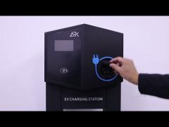 Best commercial public 22KW smart level2 EVSE AC Charger point charging station