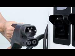 CE CCS CHAdeMO DC 60KW 120KW EV charger & Type-2 AC 22kW EV fast charging station