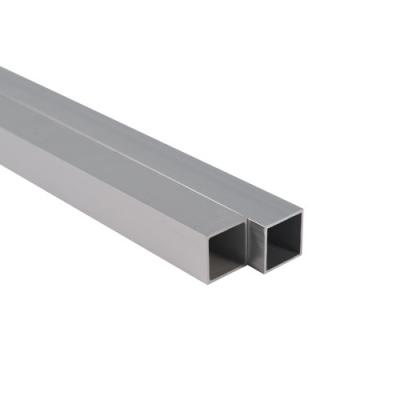 China Rectangle Aluminum Tube Pipe Extrusion 6063 T3 - T8 Temper for sale