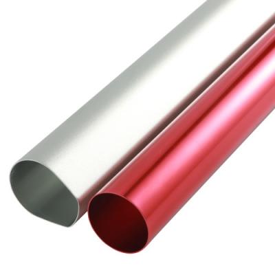 China Customized CNC Machine Parts Red 6063 Aluminum Tube Anodized for sale
