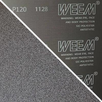 China Erstklassiges Silikon-Karbid JJ-Gewicht Polyester-breite versandende Gurte für Holz/MDF zu verkaufen