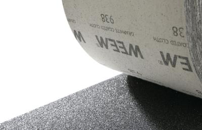 China WEEM Graphite Coated Canvas HD Rolls For Wide Belt Sander / 203 x 46m for sale