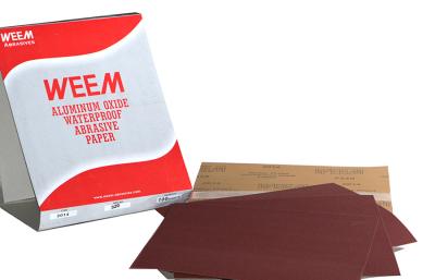 中国 防水クラフト紙が付いている酸化アルミニウム P320 の屑の紙やすりシート 販売のため