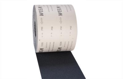 China 12 Inch Silicon Carbide Floor Sanding Abrasives Rolls With Paper Backed for sale