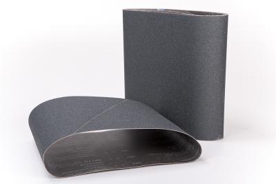 China WEEM Silicon Carbide Sanding Belts , Grit P24~P180 Custom Made Sanding Belts for sale