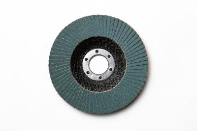 China Grit P27 Angle Grinder Flap Discs , Zirconia Alumina Sanding Disc for sale