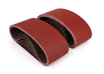 China Aluminum Oxide Abrasive 4 x 24 Sanding Belts / Cloth Sanding Belt for sale