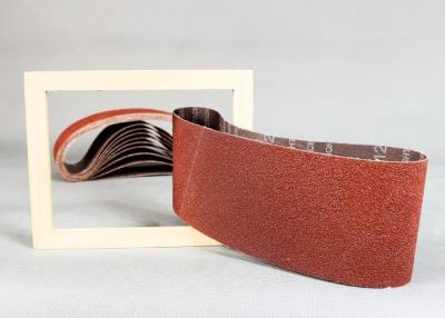 China 4 x 36 Aluminum Oxide Sanding Belts Resin For Long Belt Machine for sale