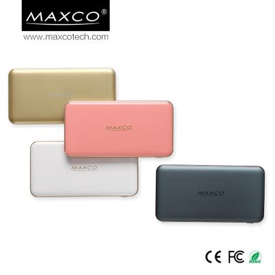 China MAXCO Brand Razor Series 8000mAh Portable Power Bank Charger Only 11mm Thickness for sale