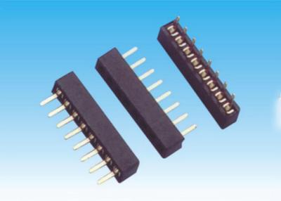 China Single Row DIP Type Female Header Connector 2.0mm Pitch 4 - 80 Contacts for sale