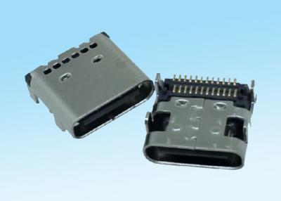 中国 24のPin USB 3.1のコネクターのタイプC、USBのコネクターSMTの土台へのマイクロUSB 販売のため