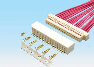 China JST 1.0 Double Row Thin Pcb Wire To Board Connector 1.0mm Pitch 2 - 25 Pin for sale