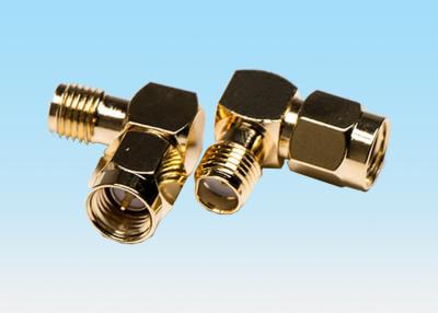 China Gold Plated Curved High Power RF Connectors UL94V-0 Material Contacting PCB Board for sale
