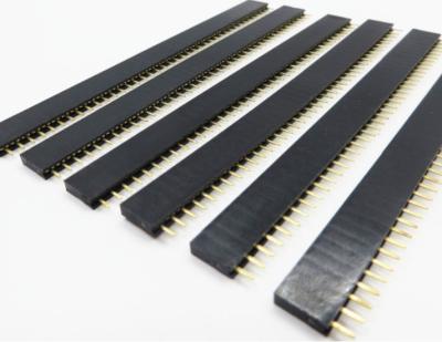 China 40 pin Female Header  Connector strip Single Row Straight DIP for Automobile for sale
