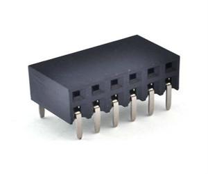 China Side bend 2*6 pin Female Header Socket  Double Row with Phosphor Bronze for sale