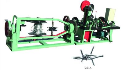 China Double Strand Twisted Barbed Wire Making Machine 1.8-2.2mm Diameter for sale