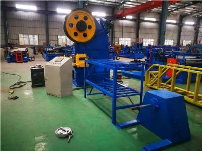 China Fully Automatic Expanded Metal Mesh Machine Razor Barbed Wire Making 9 Strip for sale