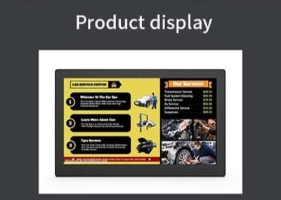 China Capacitive Touch Power Over Ethernet Tablet , Touchscreen Digital Signage for sale