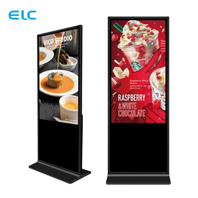 China RK3288 Floor Standing Digital Signage 55 Inch Infrared Touch IPS Screen for sale