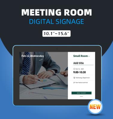 China NFC RFID Meeting Room Tablet Wall Mount POE Booking System for sale