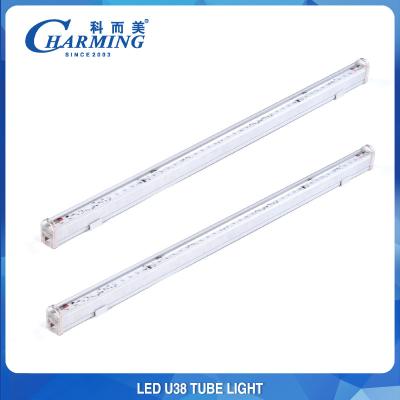 Китай U38 Tube Light Invisible Cabling Design LED Light Алюминиевая сплав световой корпус LED Tube Внешняя светодиодная труба продается