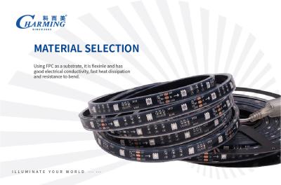 China Flexibler heller Streifen IP65 IP42 RGB, Multiscene-Nachtklub-LED-Lichter zu verkaufen