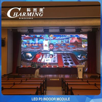 China 120° Viewing P3 Indoor LED Video Modules High Refresh 3840Hz Light Weight for sale