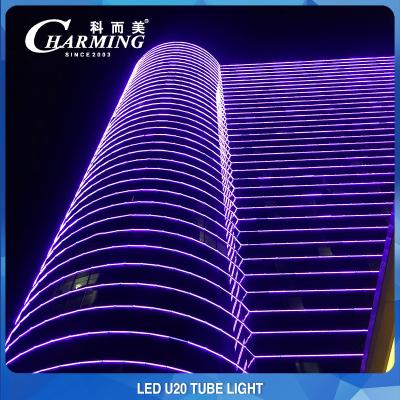 China Outdoor Waterproof Facade LED Tube Light Full Color RGB 1000CD/M3 for sale