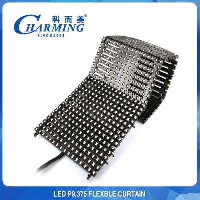 China 30x90CM IP65 2K HD LED flexible Anzeige Pixelmark P9MM für Bühne im Freien zu verkaufen
