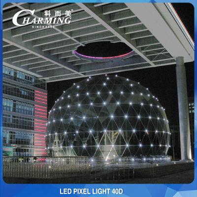 Κίνα Πολυσκηνικό LED Φωτισμός Πρόσοψης Κτιρίου Pixel 40mm SMD3535 Πρακτικό προς πώληση