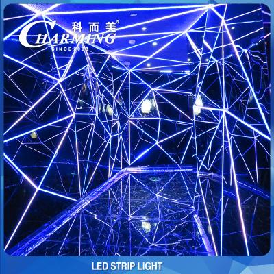 China Ultra Thin Flexible RGB LED Strip Lights 5000x10x3MM For Hotel for sale