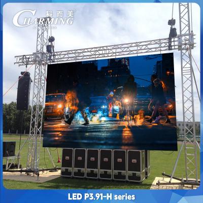China Outdoor P3.91 Advertising LED Display Screen High Brightness 4k Led Wall for sale