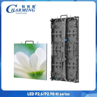 China P2.98 Kasten Buiten Full Color LED Display Onderhoudsvoorziening Licht Weght IP65 Te koop