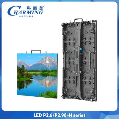 中国 室内 P2.6 レンタル LED スクリーン アルミ合金 フロント メンテナンスの LED ビデオ ウォール 販売のため
