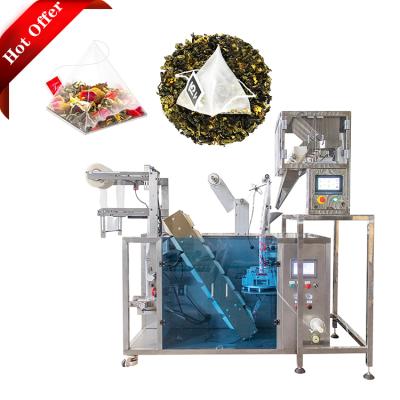 China Supplier Wholesale Inner And Outer  Triangle  Tea Pouch Packing Machine Sachet for sale