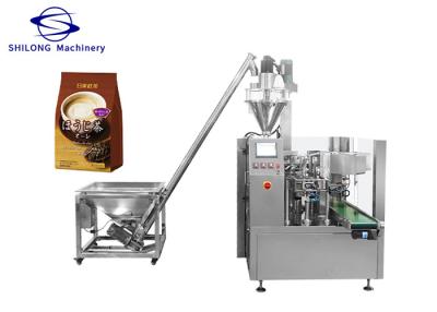 China Multihead que pesa las empaquetadoras preparadas de antemano de Doypack de la comida del polvo del chocolate del bolso en venta