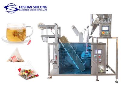China Small Size Pyramid Shilong Triangle Tea Bag Packing Machine For Granule Powder for sale