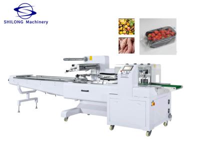 China OPP Strawberry Fruit Horizontal Form Fill Seal Machine HMI 80μM for sale