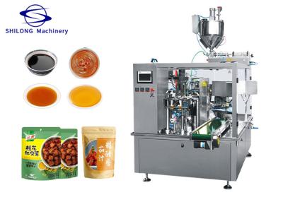 China A VAGEM frutifica suficiência do malote de Premade da VAGEM de Juice Automatic Rotary Packing Machine e máquina do selo à venda