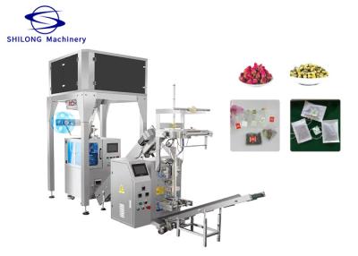 China Paper Sachet Tea Bag Packing Machine Equipment 2300mm SUS304 1.2KW With Thread Tag for sale