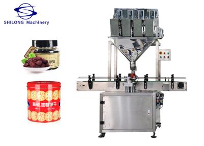 China Sugar Automated Bottle Filling Machine Particle 30L 4 Head Linear Weigher for sale