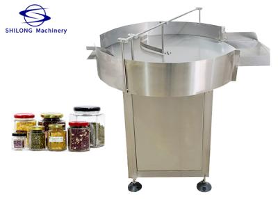 China 120W Bottle Feeding Table CE Rotary Accumulation Table 80 Cans / Min for sale