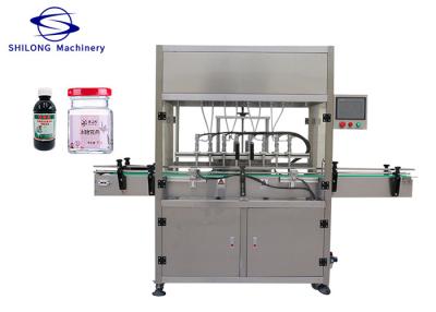 China Fruit Juice 4 Head Automated Bottle Filling Machine GMP 0.8MPa 300kg for sale