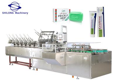 China Cosmetic Soap Horizontal Cartoning Packaging Machine Filling Equipment 1.2T 50box/ Min for sale