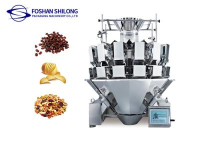 China Food Snack Granule 14 Head Multi Head Weigher 50Hz 10.4in Touch Screen for sale