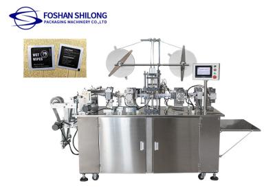 China Fully Automatic Alcohol Swab Making Machine Transverse Folding ECO W45mm for sale