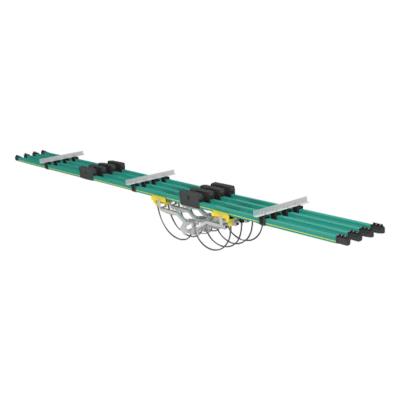 China Conductor Busbar Crane Safety Power Supply Trolley Sliding 4P 120A for sale