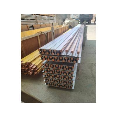 Китай Твердая сталь Copperhead рельсовой системы надземного контактного рельса прокладывает рельсы тяжелые монорельсы продается