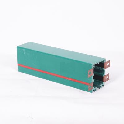 China Multiple Enclosed Conductor Rail 3 Poles 4 Poles Power Rail Collector Busbar for sale