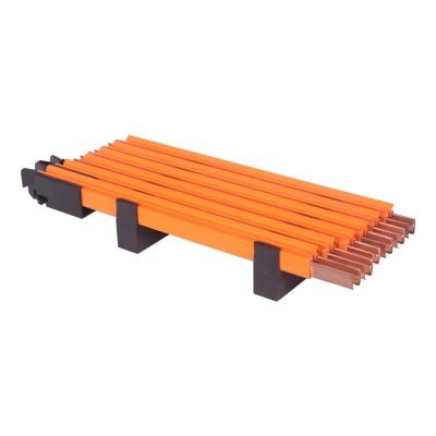 China Conductive Bar Copper Pvc 3 4 6p Trolley Insulated With Current Collector for sale